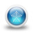 Glossy 3d blue web Icon